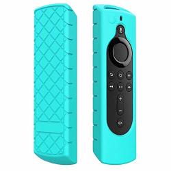 Ooouse Silicone Case For Amazon Fire Tv Stick 4K Anti-slip Shockproof Protective Silicone Cover Case Compatible With All-new 2ND Gen Alexa Voice Remote Control