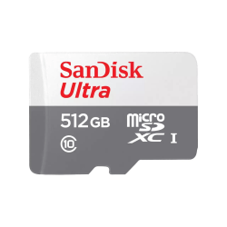 SanDisk Ultra 512GB Microsdxc Uhs-i Class 10 Memory Card SDSQUNR-512G-GN3MN