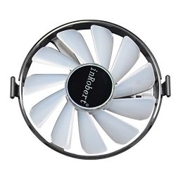 Inrobert Hard Swap Fans Gpu Vga LED Cooler Cooling Fan FDC10H12S9-C For Xfx Rx 570 580 460 470 480 Graphic Card Red LED