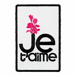 Je T'aime I Love You Patch Ladies Patches