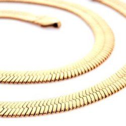 Mens 600MM 46G 18K Yellow Gold Filled Necklace. Lovely