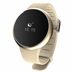 Bluetooth Smart Watch G-sensor Health Tracker Compatible Android System 4.4 Version Or Aboveor Ios System 8.0 Version Or Above Sports Watch Gold