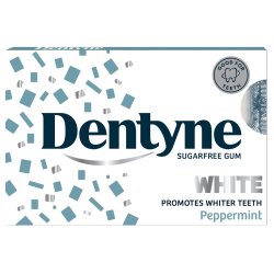 Dentyne Chewing Gum Card White Peppermint