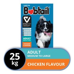 Bobtail - Dry Dog Food - Medium To Large - Chicken Flavor - 25KG