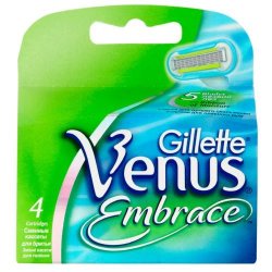Gillette Venus Embrace Replacement Cartridges 4 Pack