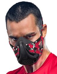 Clevum OU Sparthos Workout Mask - Super High Altitude Elevation Simulation - For Gym Cardio Fitness Running Endurance And Hiit Training 16 Breathing Levels