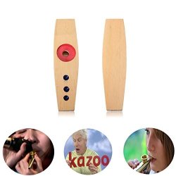 Hofire Wooden Kazoos Musical Instruments Party Favors WOODEN-01