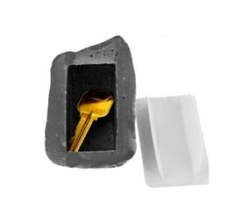 1PC Artifact Stone Design Key Storage Box Modern Polyresin Key Box For Home