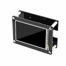 Lazmin 3.5 Inch Touch Screen For Raspberry Pi 1080P Lcd Display Touch Screen HDMI Monitor + Black Acrylic Case For Raspberry Pi