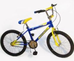 Peerless Pub Peerless Bmx & Mountain Hybrid Bicycle 20 - Blue & Yellow