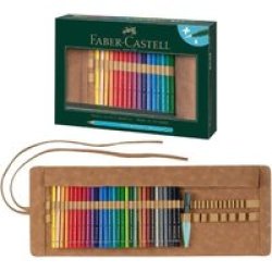Faber-Castell Albrecht Drer Watercolour Pencils In Leather Roll 30 Pencils And Waterbrush