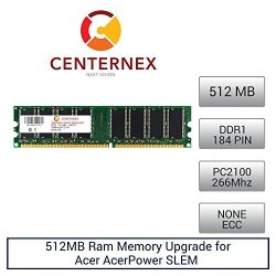 512MB RAM Memory For Acer Acerpower Slem PC2100 Nonecc ME.DD266.512 Desktop Memory Upgrade By Us Seller