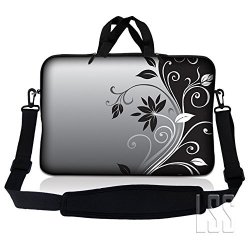 Lss 17-17.3" Laptop Sleeve Bag Compatible With Acer Asus Dell Hp Sony Macbook And More Carrying Case Pouch W Handle & Adjustable Shoulder