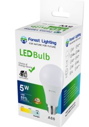 1 Forest Lighting LED A60 BULB-5W-B22- DAYLIGHT-3YRS Warranty 30000 Hrs