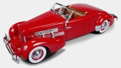 '37 Cord Road & Track Edition Sc 1 18 Die Cast Model Amm New In D box Gteed