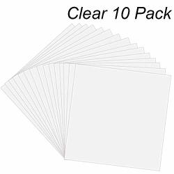  10 Pack 4 Mil Clear Mylar Stencil Sheets, 12 x 12 Blank  Stencils, Reusable Template Material, Make Your Own Stencil Compatible for Cricut  Vinyl Cutting Machine