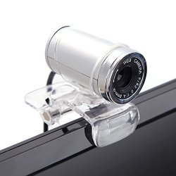 Docooler USB 2.0 12 Megapixel HD Camera Web Cam With MIC Clip-on 360 Degree For Desktop Skype Computer PC Laptop Transparent