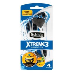 Schick XTREME3 Sensitive Replacement Cartridges 4 Pack