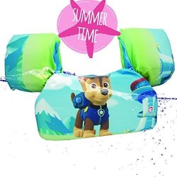 Conhenci Swim Floaties Arm Bands Float Vest Trainer Life Jacket For Baby Toddlers Independence Fun Aid Water Pool Beach Green