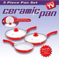 5 Piece Ceramic Pan Set