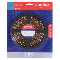 Eurolux LED Strip 5M 4.8W M Warm White IP65