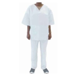 Reusable Coverall Set - Protective Clothing White Medium