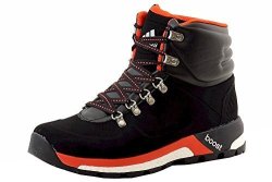 Adidas Men's Boost Urban Hiker Cw Black bold Orange Hiking Boots Shoes Sz: 10