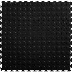 Gym Pvc Interlocking Tiles 5SQM - 20 Pieces - Black