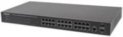 Intellinet Intellnet 24-PORT Gigabit Ethernet Poe+ Web-managed Switch With 2 Sfp Ports - 24 X Poe Ports Ieee 802.3AT AF Power Over Ethernet Poe+ poe 2 X