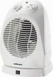 Mellerware Oscillating 2000w Fan Heater in White