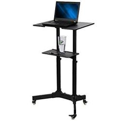 Navepoint Mobile Height Adjustable Tilt Top Sit-stand Rolling Laptop