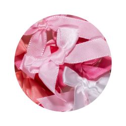 Dala Bows Pink And White 12 Pieces