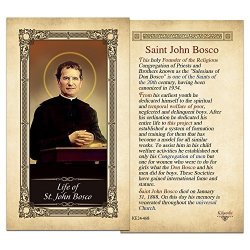 Life Of St. John Bosco Laminated Holy Card - Pack Of 25