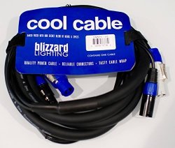 Blizzard 10FT Powercon Plus 3-PIN Dmx Combo Cable - New