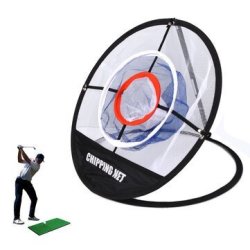 FOLDABLE Golf Cut Ball Net Golf Chipping Pitching Cages Mats Three-layer Net Golf Training Net