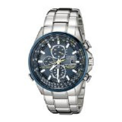 Men's AT8020-54L Blue Angels Stainless Steel Eco-drive Dress Watch
