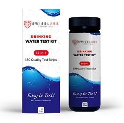 Swiss Labs 14 In 1 Drinking Water Test Kit 150 Strips For Easy And Accurate Home Testing