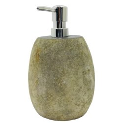 River Stone Soap Dispenser Sotran Dekorativ