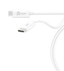 J5 Create USB C - 0.9 M Cable 3.2 Gen 2 3.1 White 3.1 Type 10 Gbps 3 A