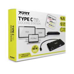 Port USB Type-c 3 X USB3.0|1 X AUX|12 X Micro+sd Card READER|1 X MINI DP|1 X RJ45|1 X HDMI|1 X VGA|1 X Type-c Pd