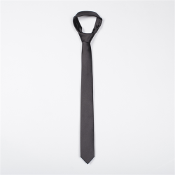 Mkm Black Skinny Tie