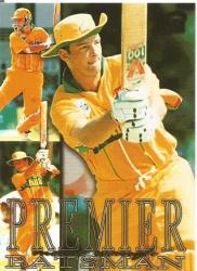 Mark Waugh - 1996 Cricket World Cup - "ultra Rare" "premier Batsman" Card Pb2 - 151 Of 500