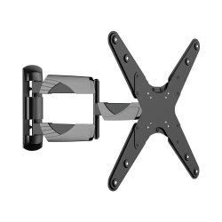 Slim Full-motion Curved & Flat Panel Tv Wall Mount - For Most 23"-55" Curved & Flat Panel Tvs
