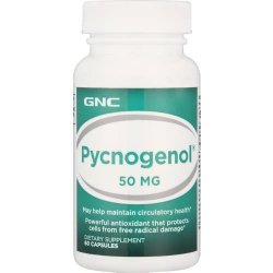 GNC Preventative Nutrition Pycnogenol 50mg 60 Capsules