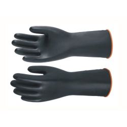 Gloves Rubber Smooth Chemical Resistant