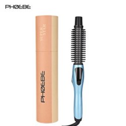Phoebe Lm - 223 Salon Curling Iron Wave Wand Hair Curler - Blue