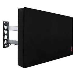 Outdoor Tv Cover 55" New Design Of Bottom Seal Weatherproof Universal Protector For Lcd LED Plasma Television Sets - Fit Standard Mounts & Stands.