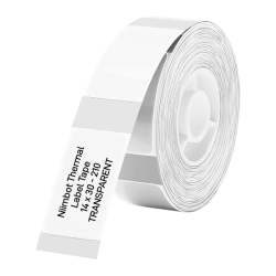 D11 D110 D101 H1S Thermal Label 14X30MM - 210 Labels Per Roll - Transparent