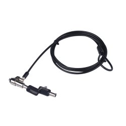 GIZZU Noble Wedge Laptop Lock For Dell 3.2MM X 4.5MM Slot - Cable Length 1.8M - 2 User Keys Included Not Compatible With Master Key