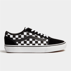 Vans Mens Ward Black white Checkerboard Sneakers